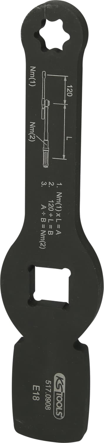 Clé à frapper TORX® E 18 pour raccords d'étriers de frein