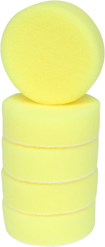 Tampons de nettoyage en plastique jaune. diam 85 mm pour 515.5120-515.5125. 5 p