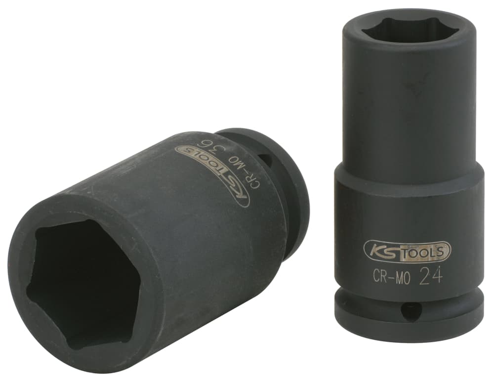 Douille longue à chocs 6 pans 3-4''. 46 mm