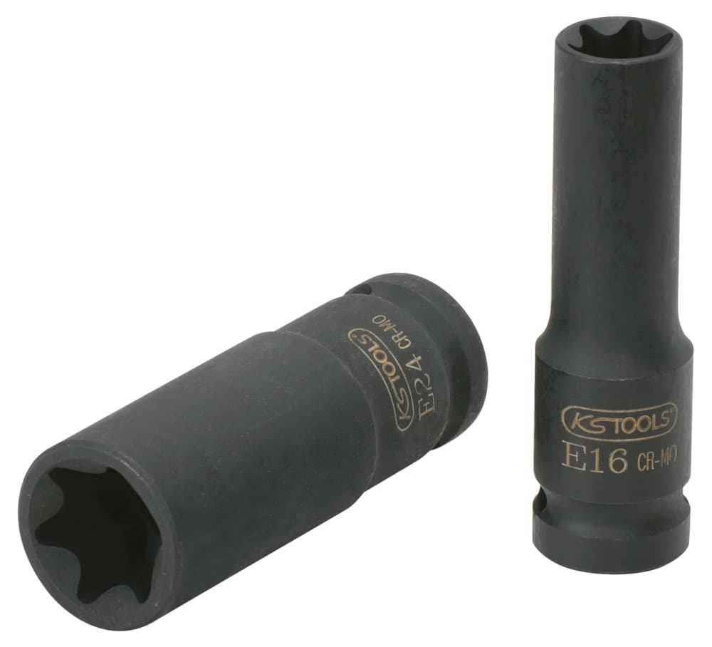 Douille longue à chocs TORX® 1-2''. E24