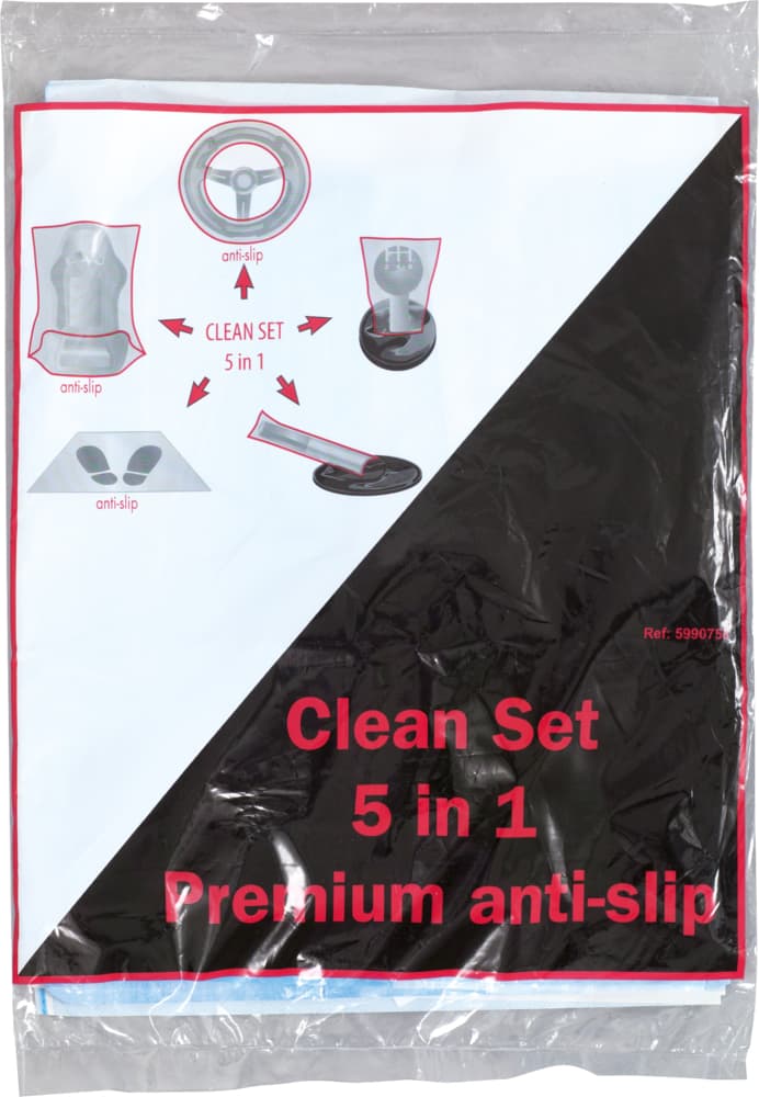 Boîte de 100 kits de 5 protections plastiques pour habitacle