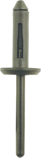 Rivets en plastique pour Volkswagen et Chrysler - diam 5.1 mm - 10 pcs