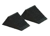 Paire de cales roues caoutchouc VL 105 x 75 x 75 mm