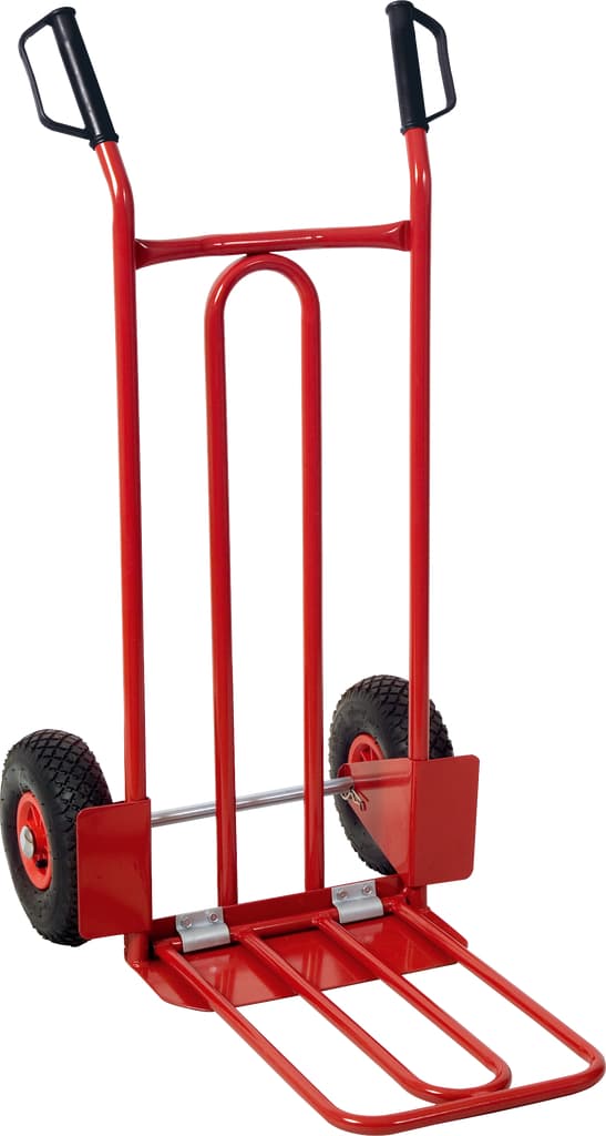 Diable avec bavette roues gonflables - 250 kg
