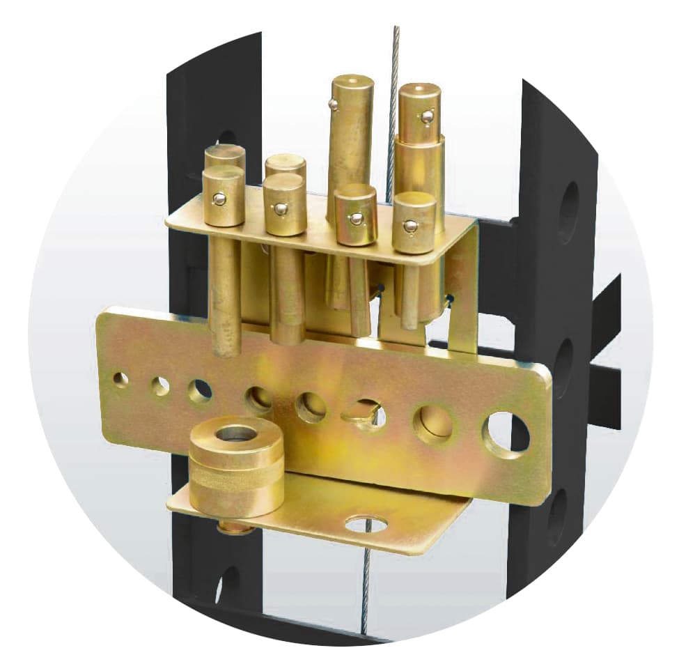 Kit de poinçons pour presses hydrauliques