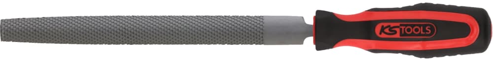Lime demi-ronde douce emmanchée, L.250 mm