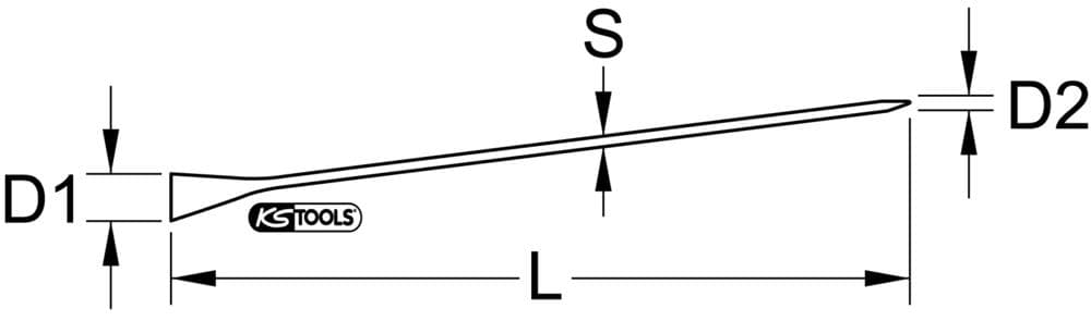 Barre à mine Tahitienne - 1800 mm
