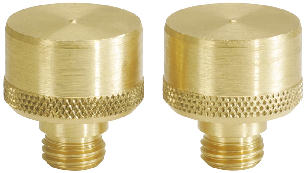 Lot de 2 embouts soft punch laiton DIM 25mm - Sachet -
