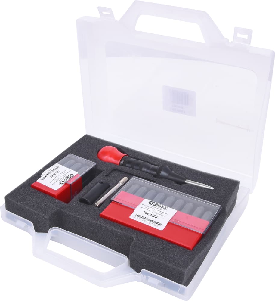 Coffret de chiffres et lettres à frapper avec pointeau automatique