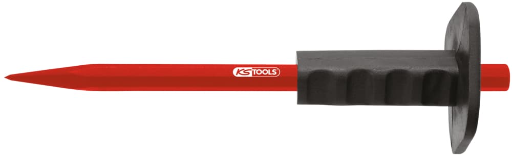 Pointerolle de maçon corps octogonal - Poignée pare-coups - DIM 16 mm - L.300 mm