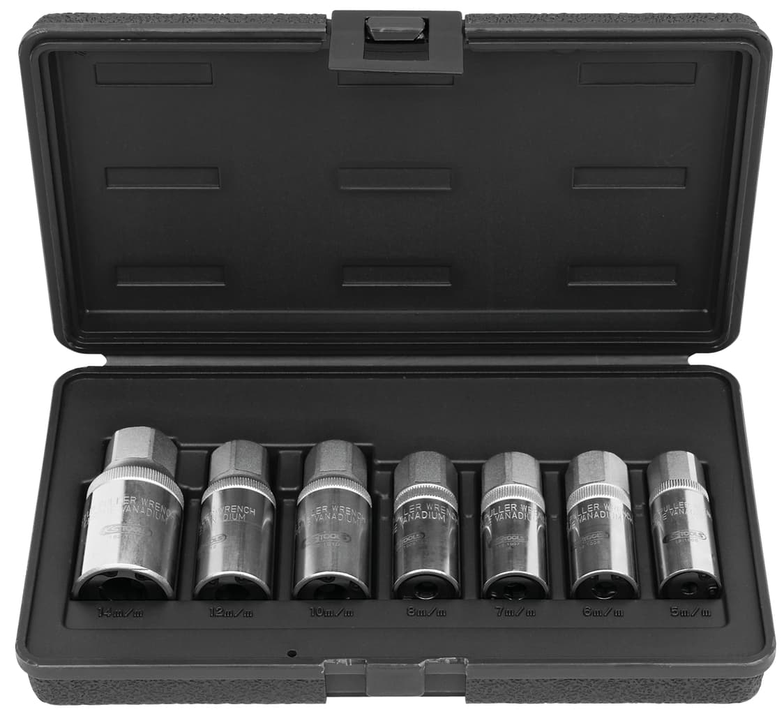 Coffret de dégoujonneuse à rouleaux, 7 pcs
