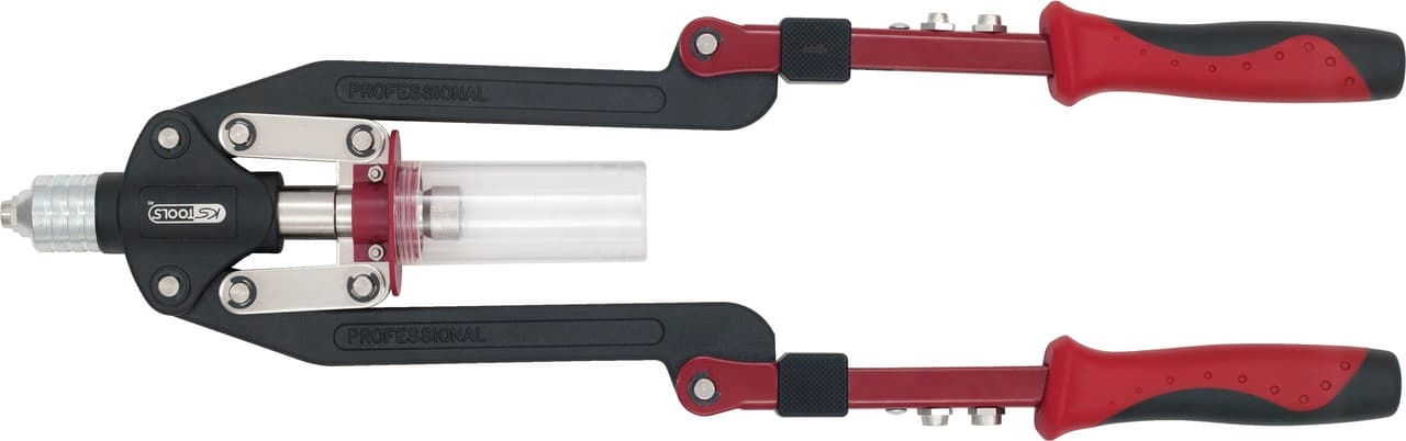 Pince à riveter à bras extensibles, L. 510 mm