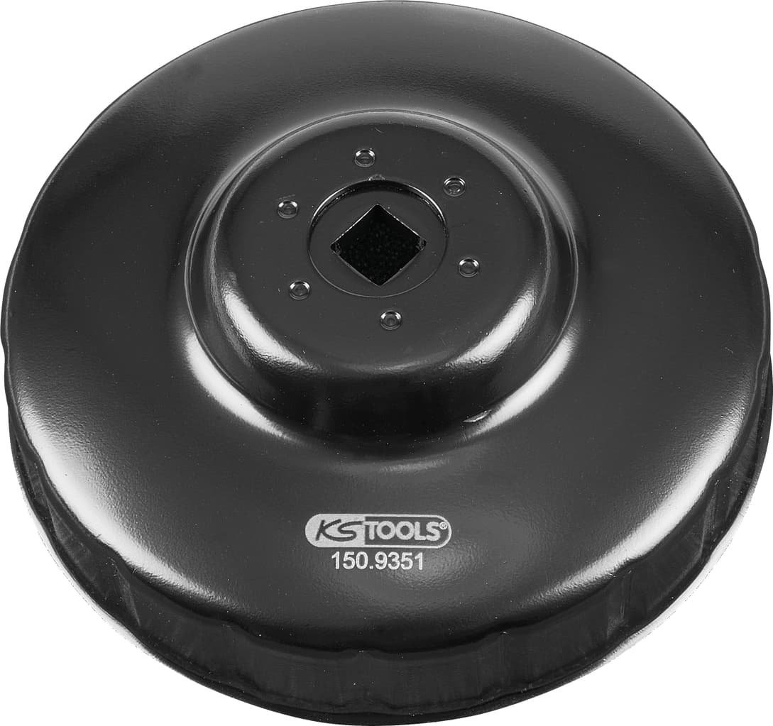 Cloche pour filtre à huile 3/8'', diamètre 108 mm / 18 cannelures
