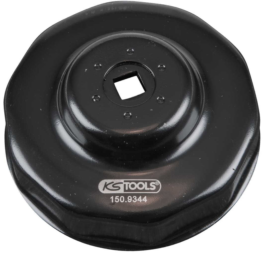 Cloche pour filtre à huile 3/8'', diamètre 92 mm / 10 cannelures