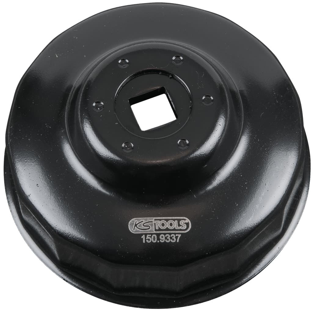Cloche pour filtre à huile 3/8'', diamètre 74 mm / 15 cannelures