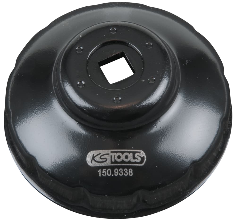Cloche pour filtre à huile 3/8'', diamètre 76 mm / 12 cannelures