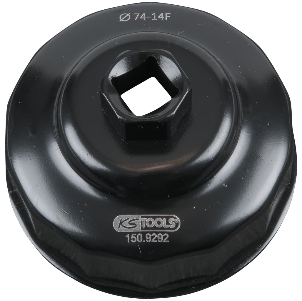 Cloche pour filtre à huile 1/2'' diamètre 74 mm