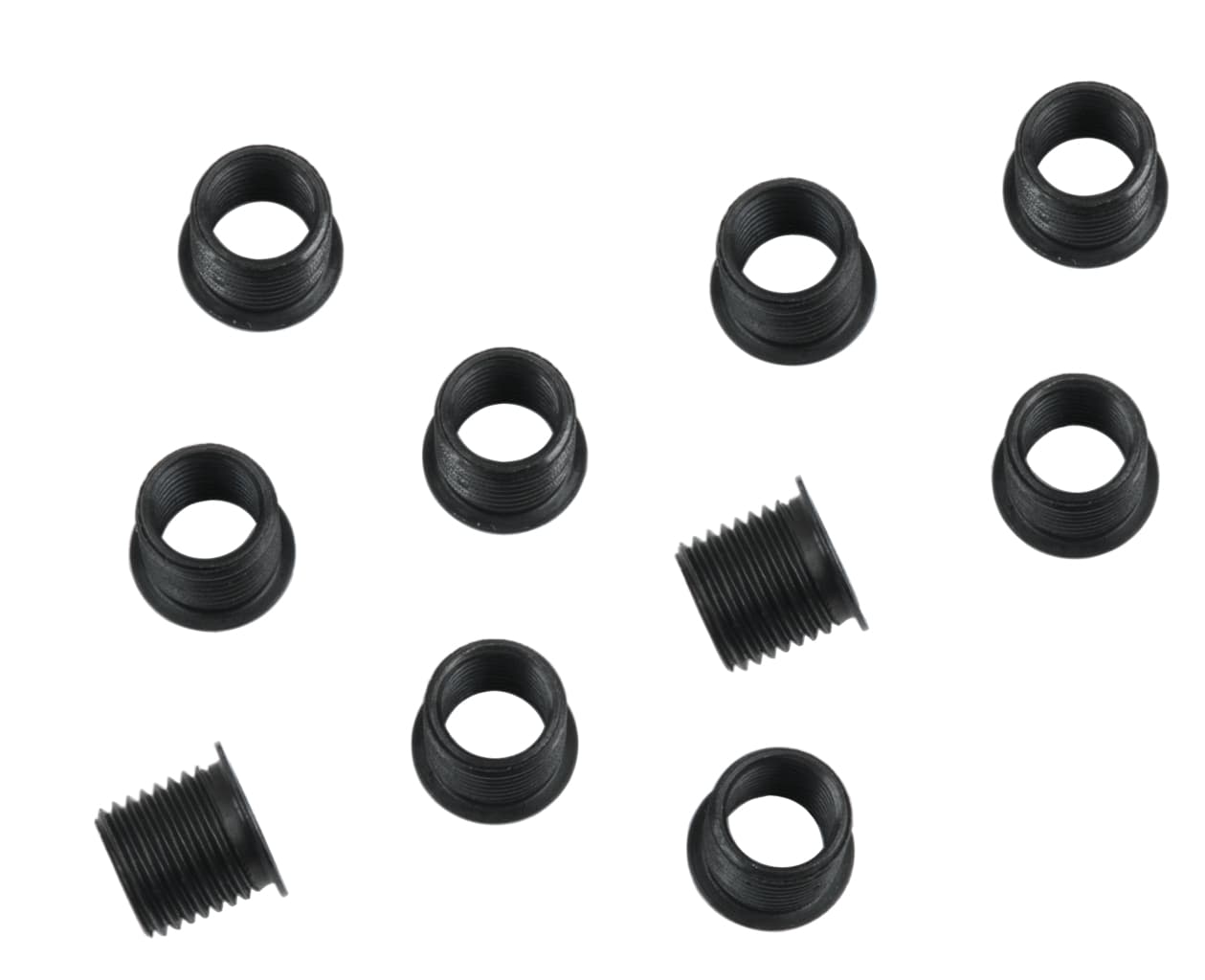 Inserts taraudés L.17,5 mm, Taraudage M14x1,25 / Filetage M16x1,25 (10 pièces)
