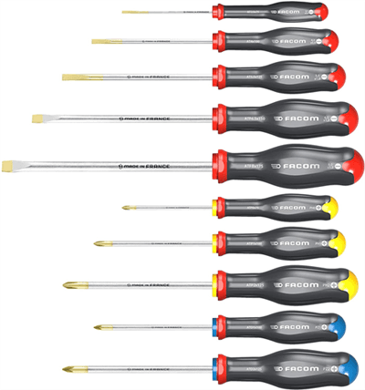 Jeu de 10 tournevis PROTWIST