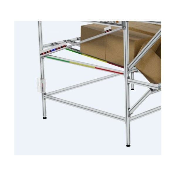 Rail de guidage pour coulissement des cartes KANBAN P 1500 mm