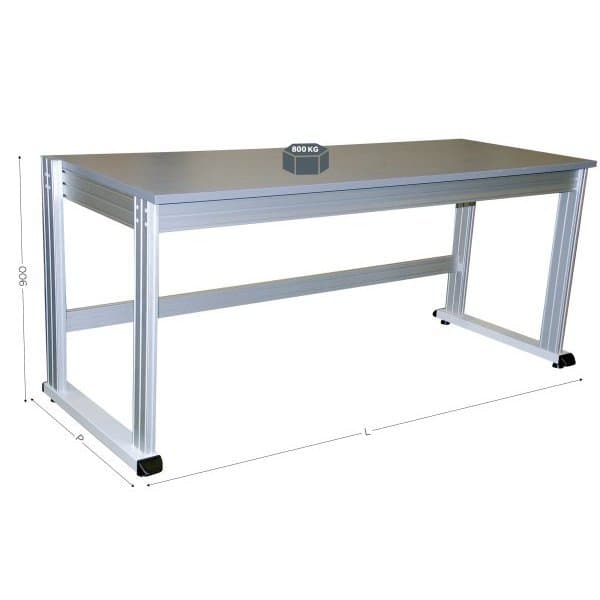 QUALIPOST 3000A l 1800 x P 750 x H 900 mm châssis seul sans fond arrière