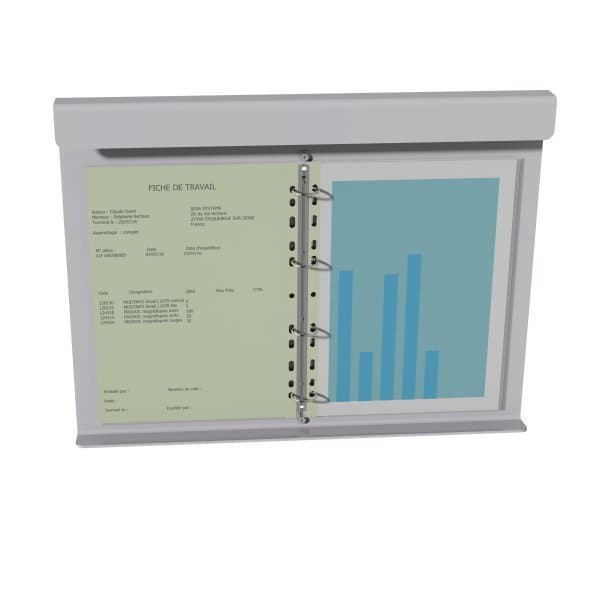 MULTIDOC FICHES A4 gris magnétique
