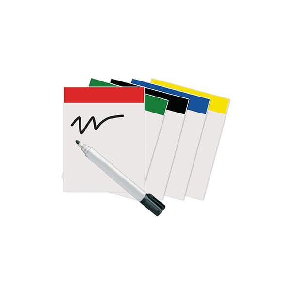 Lot de 25 Post.it magnétique rouge L 70 x H 100 mm qualité écriture feutre effaç