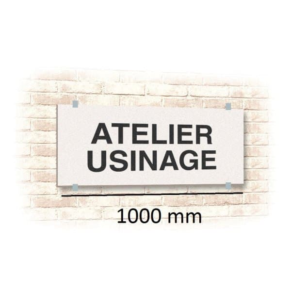 BANDEAU RECTANGULAIRE l 1000 x H 200 mm sans fixation