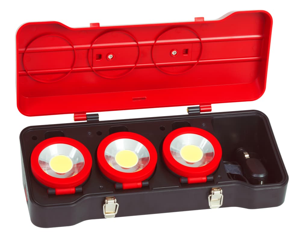 Coffret de 3 projecteurs LEDs 3W