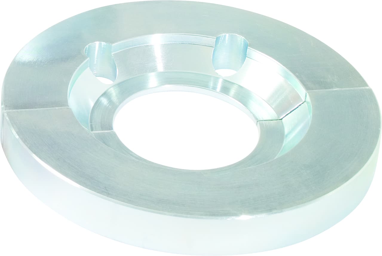 Jeu de 2 demi coquilles chromées pour roulement DIM 66 mm
