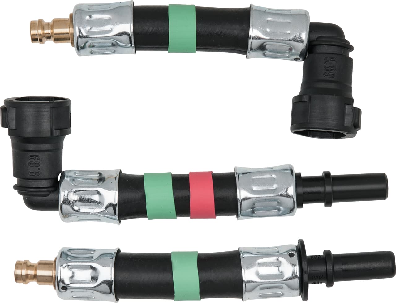 Jeu d'adaptateurs, 3 pcs SAE 10 x 20 mm (vert)