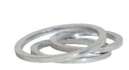 Lot de 25 joints alu de bouchons de vidange, M24x1,5 mm