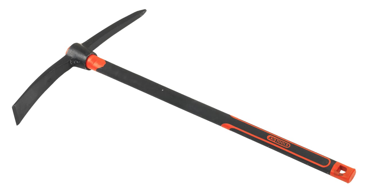 Pioche de terrassier - Oeil rond - Emmanché tri-matière - 3,5 kg