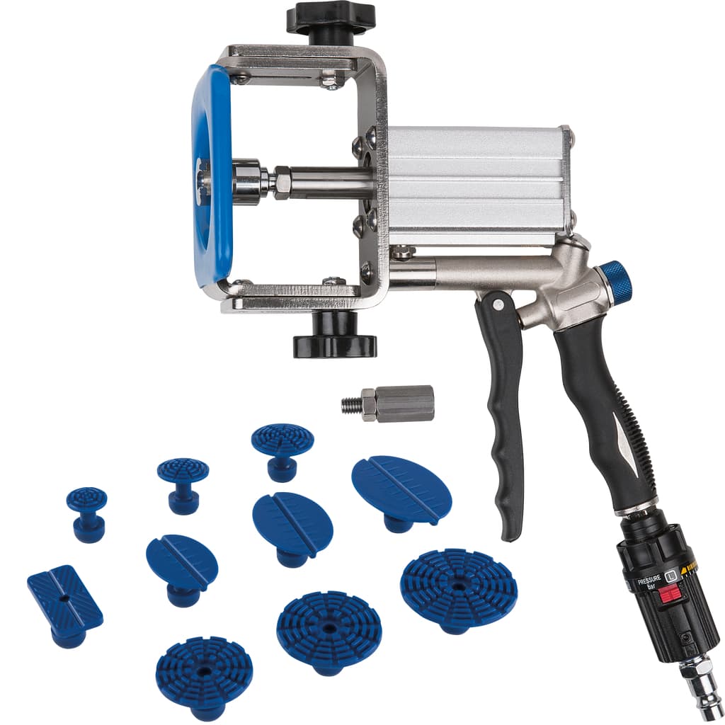 Coffret d'extracteur de bosses pneumatique