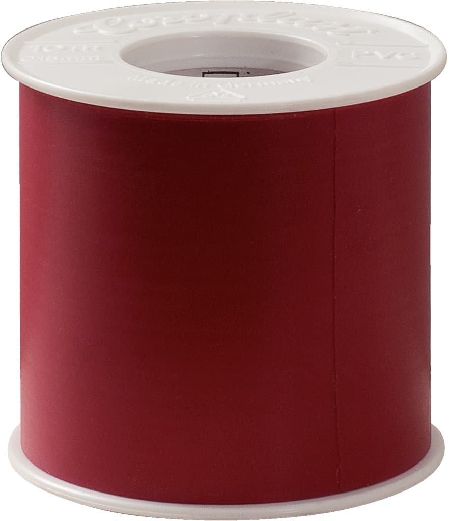 Ruban adhésif isolant rouge, l.52 mm x 10 m