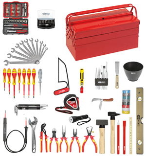 Caisse à outils isolés 1000V - 137 pcs