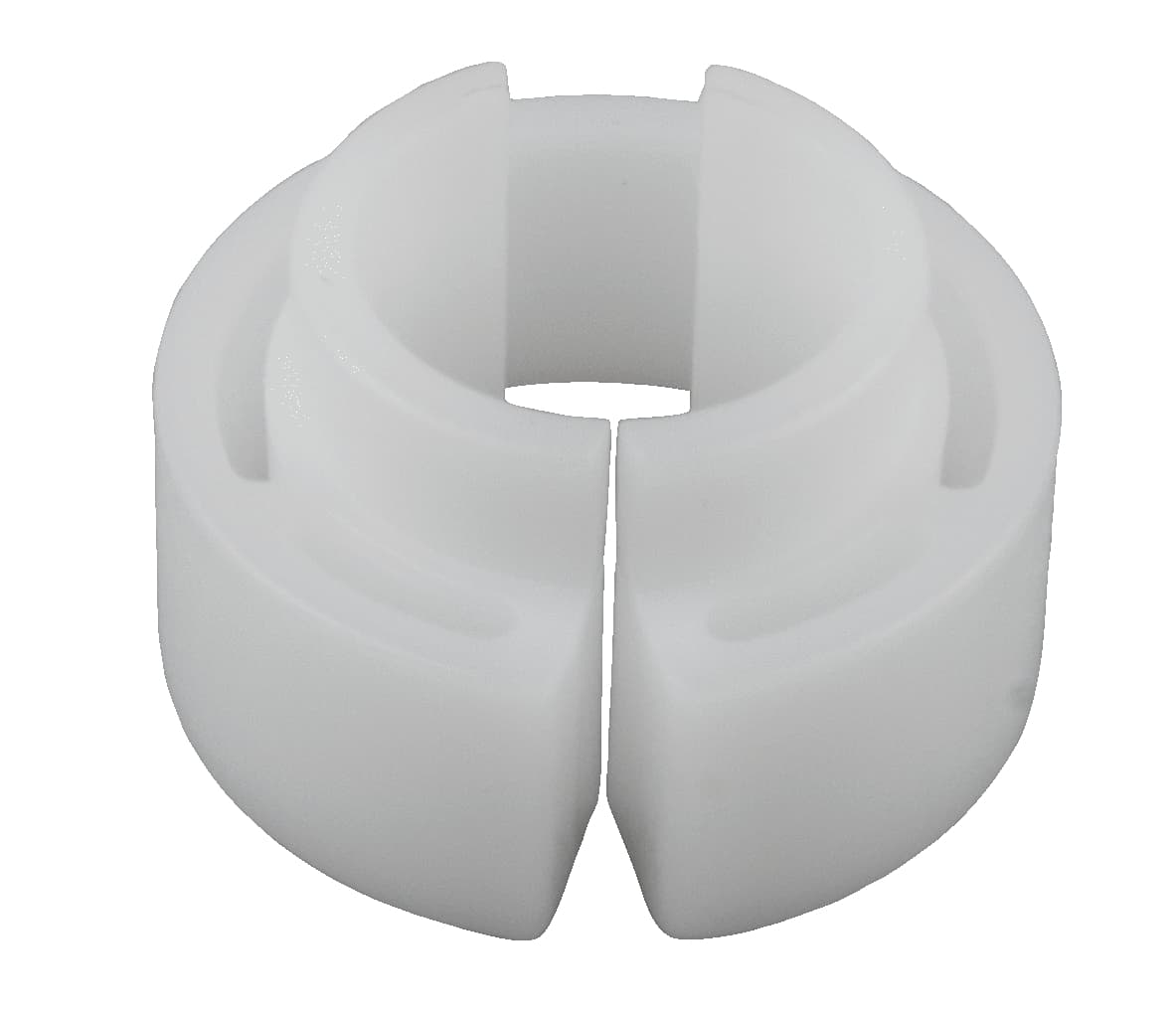 Clip de déverrouillage PVC blanc, 3/4''