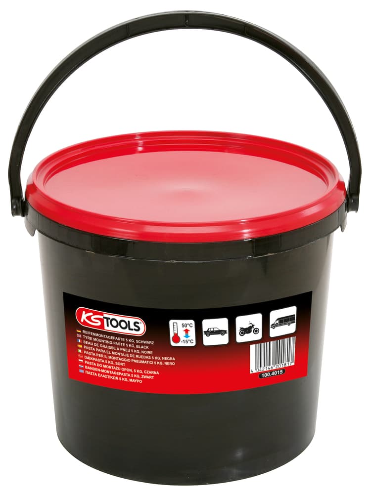 Seau de graisse à pneu noire 5KG