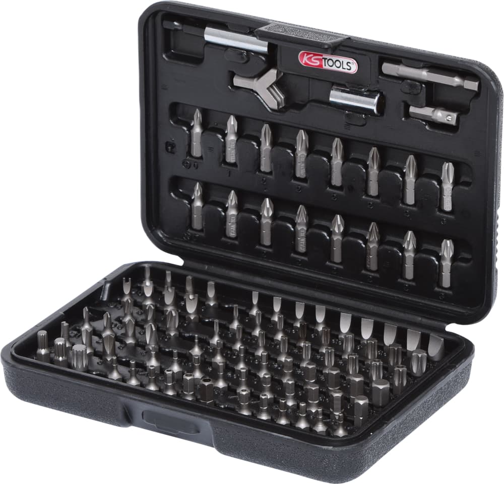 Coffret de 95 embouts. 1-4'' - 6.35 mm