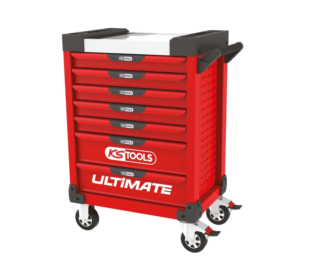 Servante ULTIMATE rouge. 7 tiroirs