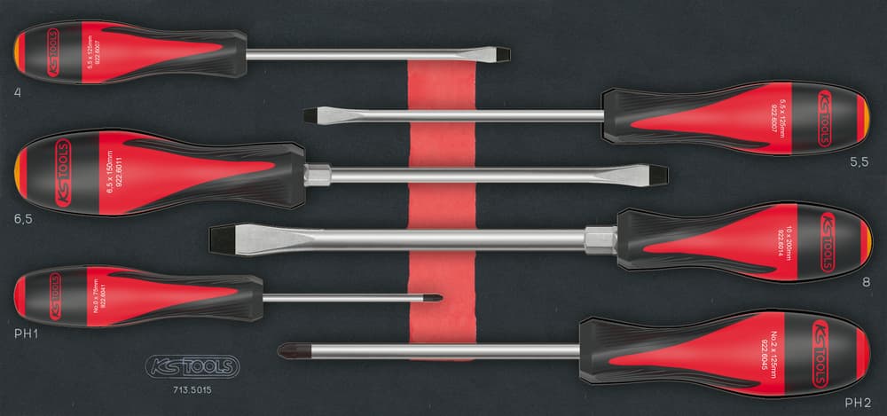Module de tournevis ULTIMATE Fente - PHILLIPS®. 6 pièces