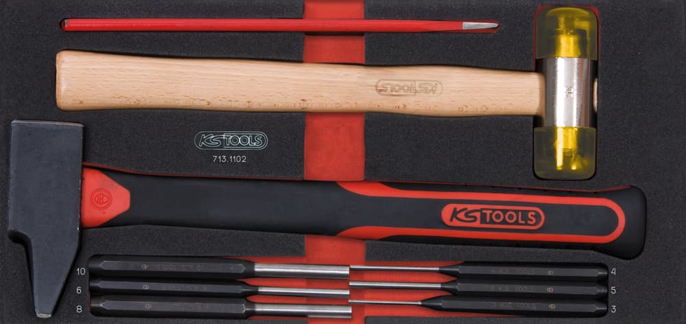 Module d'outils de frappe. 9 pièces