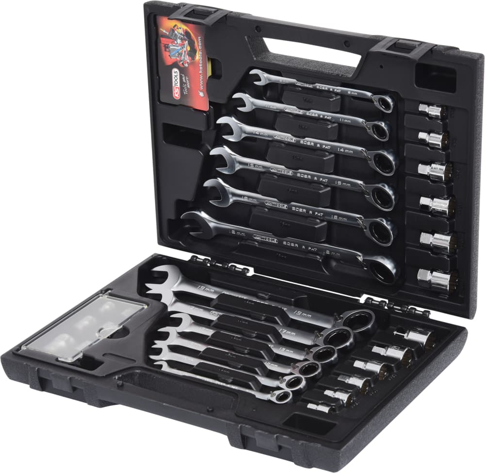 Coffret de clés mixtes à cliquet RING STOP® GEARplus®, 30 pcs