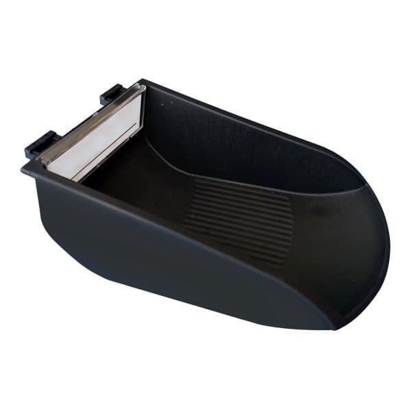 Bac distributeur plastique l 105 x P 153 x H 50 mm a clipser sur rail multifonct