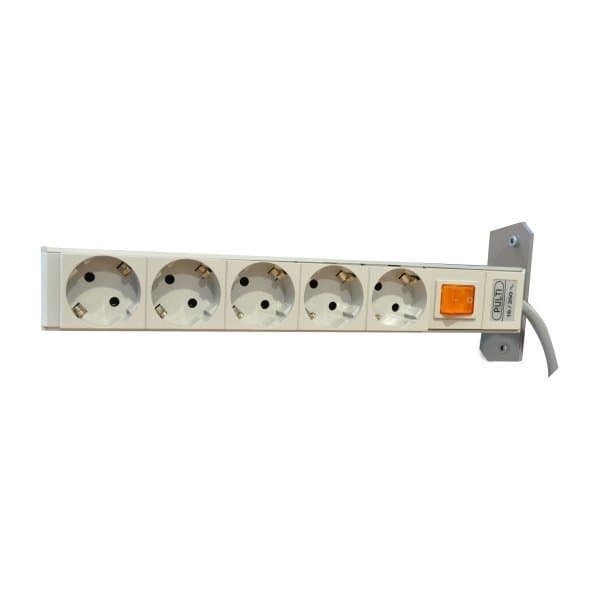 Rampe électrique 5 prises et interrupteur norme europe 220v sans disjoncteur 368
