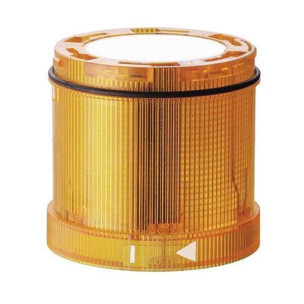 LEANANDON LED jaune H 66 mm Ø 70 mm 24V AC/DC IP65