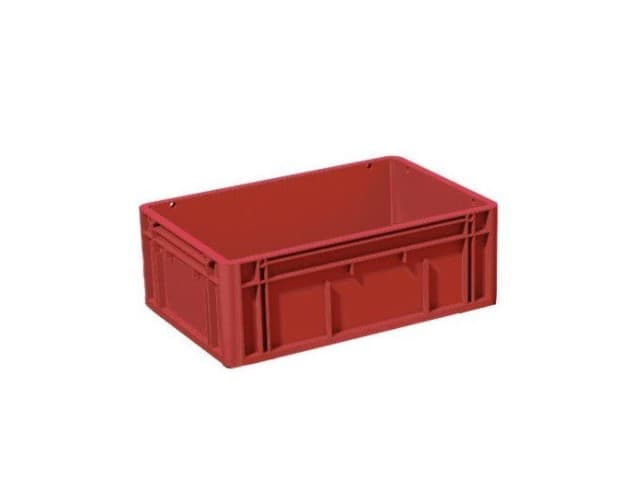 Bac en plastique rouge l 400 x P 600 x H 200 mm