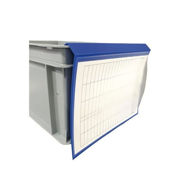Lot de 5 PORTDOC SOUPLE A4 bleu à clipser verticalement