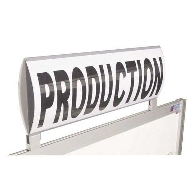 Bandeau bombé recto/verso personnalisable l 600 x H 200 mm avec etrier de fixati