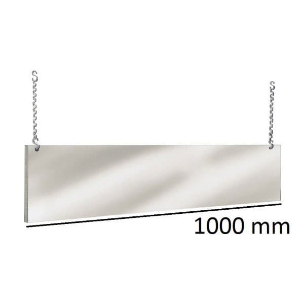 BANDEAU AÉRIEN l 1000 x H 400 mm fixation par chaînes
